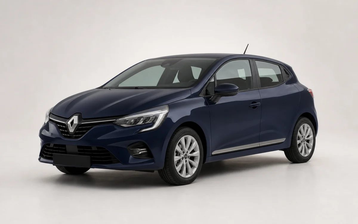 Lacivert Renault Clio hatchback